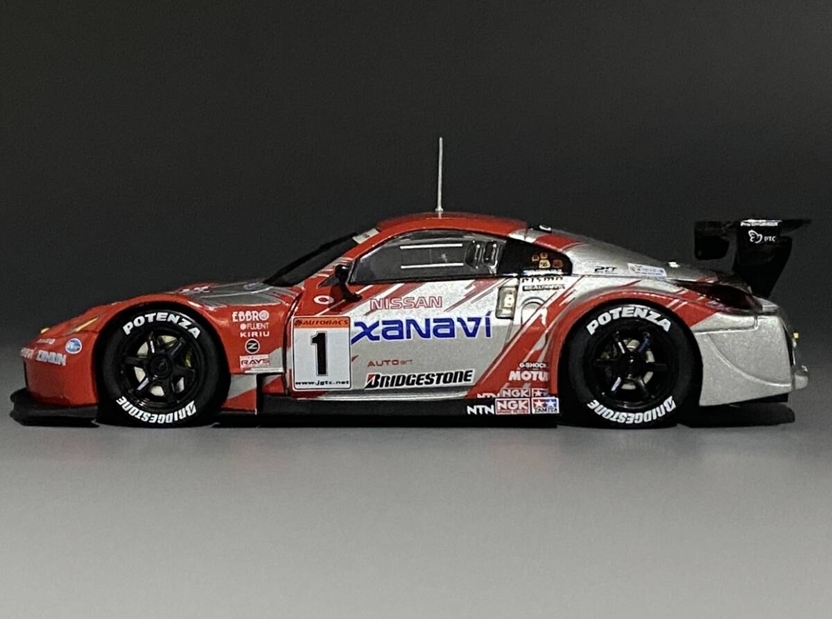 Ebbro Autobacs GT Series 1/43 2004 JGTC Nissan Xanavi NISMO Fairlady Z #1 Late ◆ R.Lyons / S.Motoyama ◆ 日産 フェアレディ (Z33)