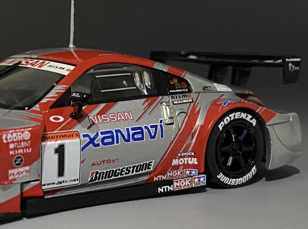 Ebbro Autobacs GT Series 1/43 2004 JGTC Nissan Xanavi NISMO Fairlady Z #1 Late ◆ R.Lyons / S.Motoyama ◆ 日産 フェアレディ (Z33)