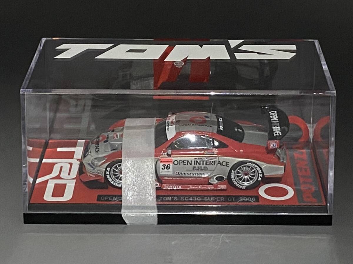 Ebbro Autobacs 1/43 2006 Super GT Open Interface Toyota Team TOM’S Lexus SC430 ◆ Juichi Wakisaka / Andre Lotterer ◆ レクサス