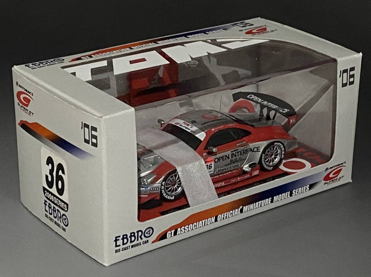Ebbro Autobacs 1/43 2006 Super GT Open Interface Toyota Team TOM’S Lexus SC430 ◆ Juichi Wakisaka / Andre Lotterer ◆ レクサス