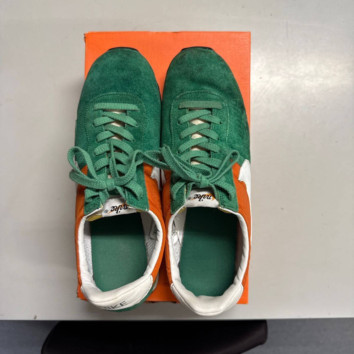 ナイキ NIKE 476717-301 ナイキ　プリ モントリオール　レーサー　ヴィンテージ グリーン　オレンジ US10.5 JP28.5