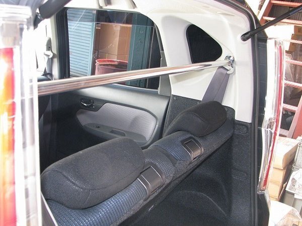 カワイ制作所 リヤピラーバー typeストレート ムーヴ LA150S 2014/12～ 2WD