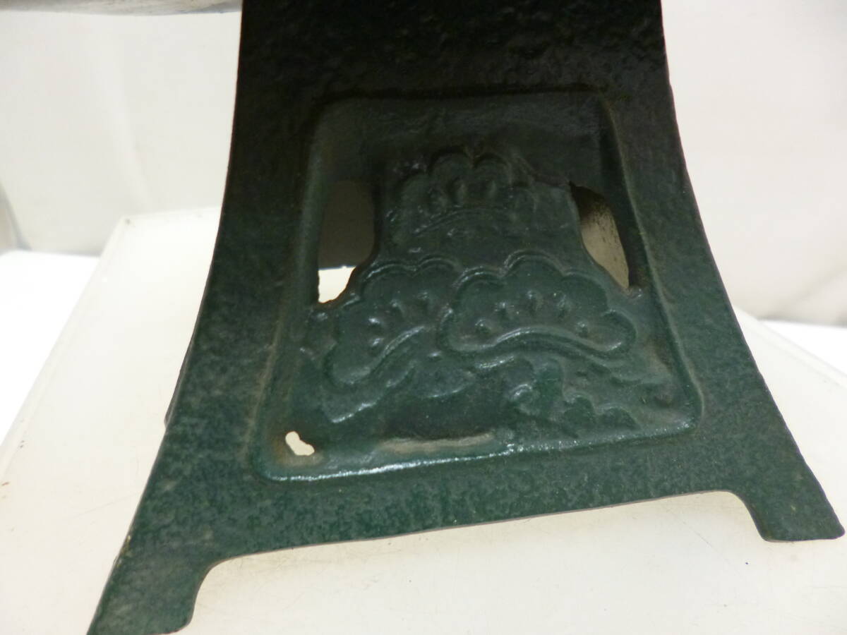 ★①南部鉄器?南部鉄風(fēng)鈴 四つ花　箱、説明書なし ※中古品/使用感サビ現(xiàn)狀品■60