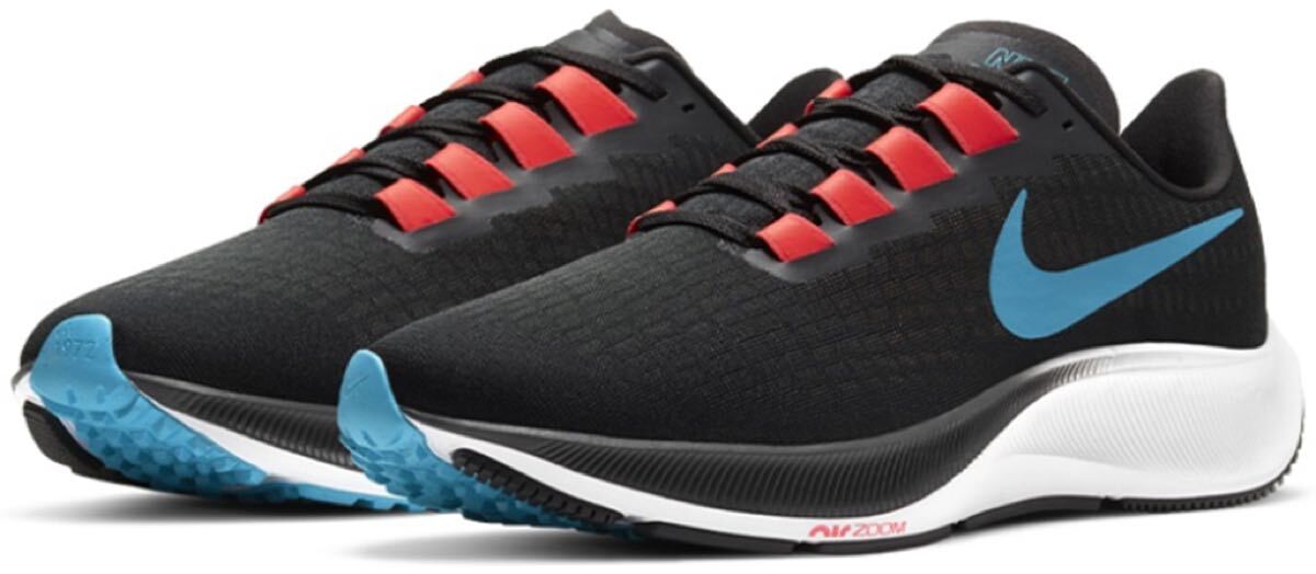 新品未使用 NIKE【29cm】エア ズーム ペガサス ランニング ナイキ AIR ZOOM PEGASUS 37 スニーカー シューズ 靴 運動 ウォーキング 黒 9646_画像2