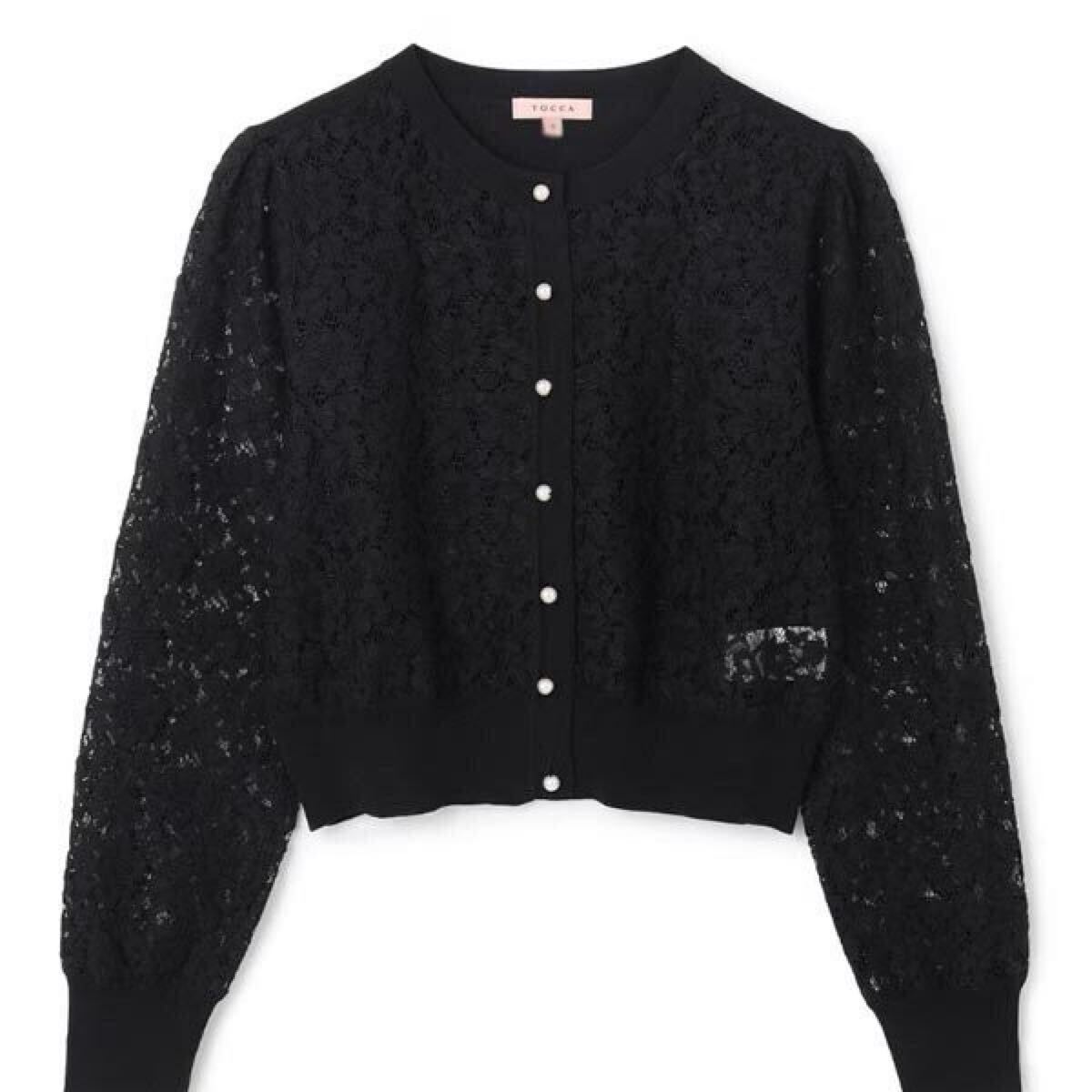 TOCCA【洗える！】GENIUS OF LACE カーディガン(トッカ)(Ｍサイズ?ブラック)新品未使用