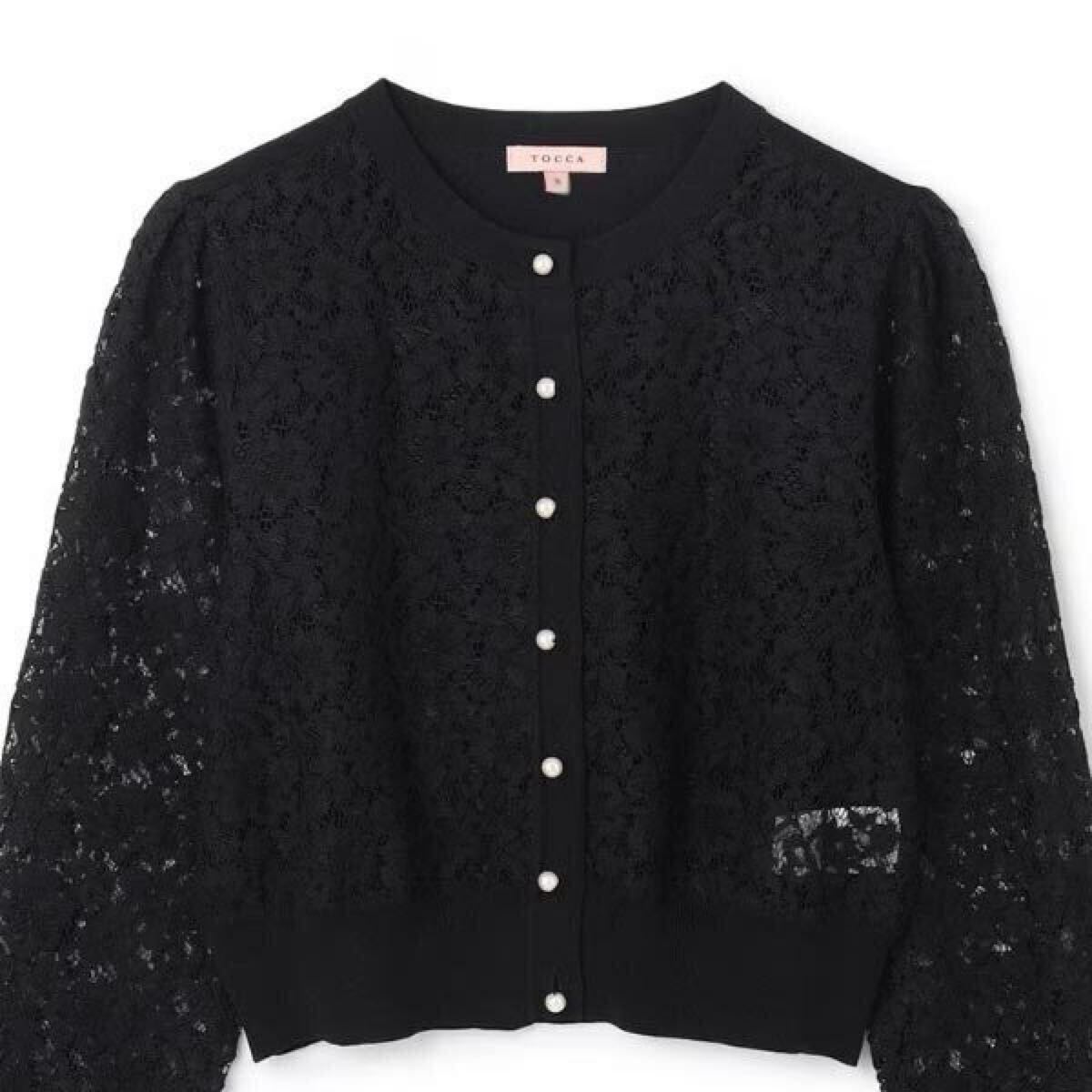 TOCCA【洗える！】GENIUS OF LACE カーディガン(トッカ)(Ｍサイズ?ブラック)新品未使用