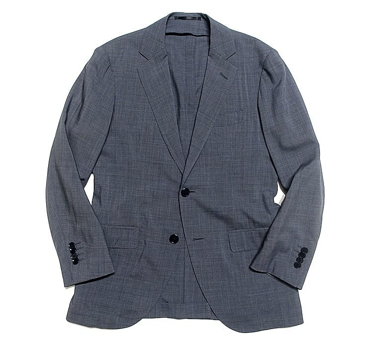18SS 美品 TOMORROWLAND PILGRIM ピルグリム Ermenegild Zegna ゼニア TRAVELLER Super130's ウールシルク チェック ジャケット メンズ 42