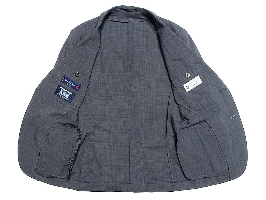 18SS 美品 TOMORROWLAND PILGRIM ピルグリム Ermenegild Zegna ゼニア TRAVELLER Super130's ウールシルク チェック ジャケット メンズ 42