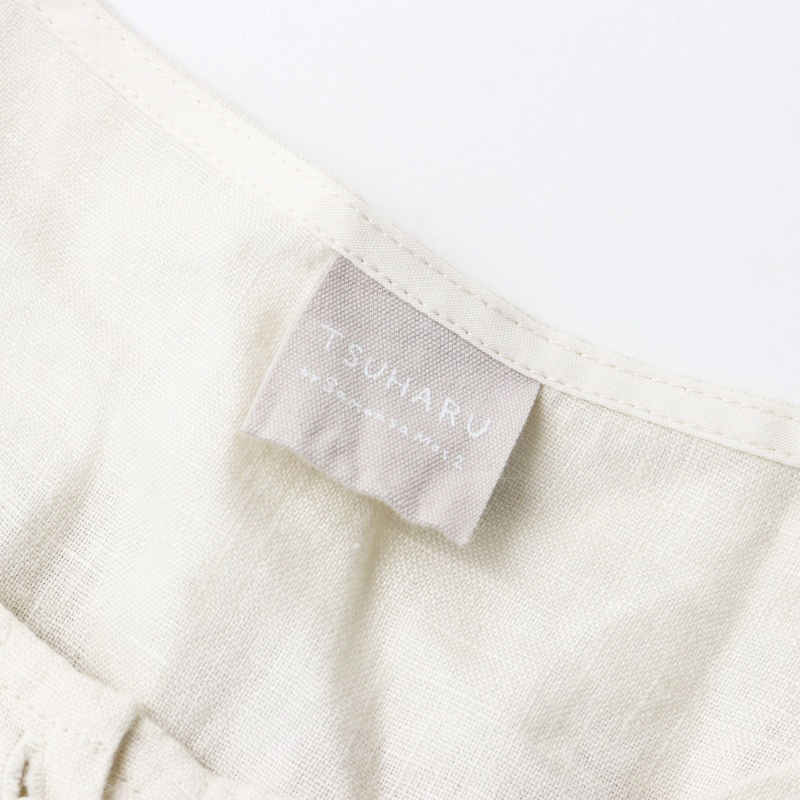 tsu Hal baisa man sa Moss Moss TSUHARU by Samansa Mos2 SM2linen кромка вышивка гонки One-piece F/ бежевый [2400014440683]