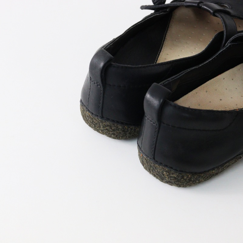 クラークス アクティブエアー Clarks active AIR レザー ストラップ パンプス 3.5/ブラック 約22.5cm シューズ【2400014454277】