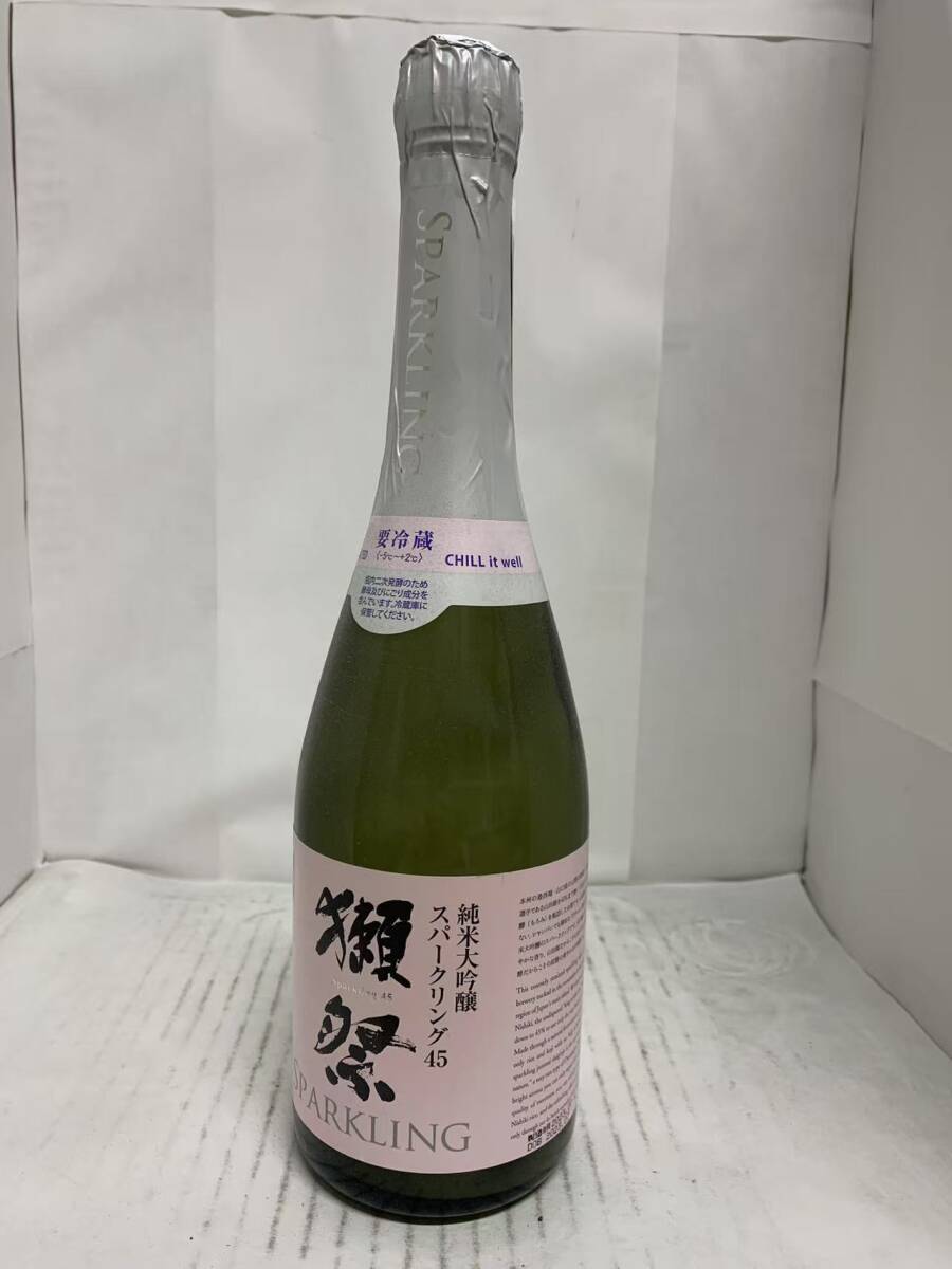 獺祭 純米大吟醸 スパークリング45 720ml 6本セット