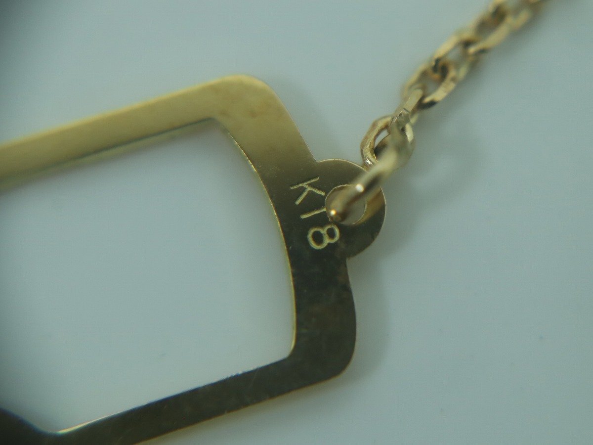 【1円スタート】K18 刻印 無(wú)垢 タイピン 総重量約5.15g 6-A011/1/60P