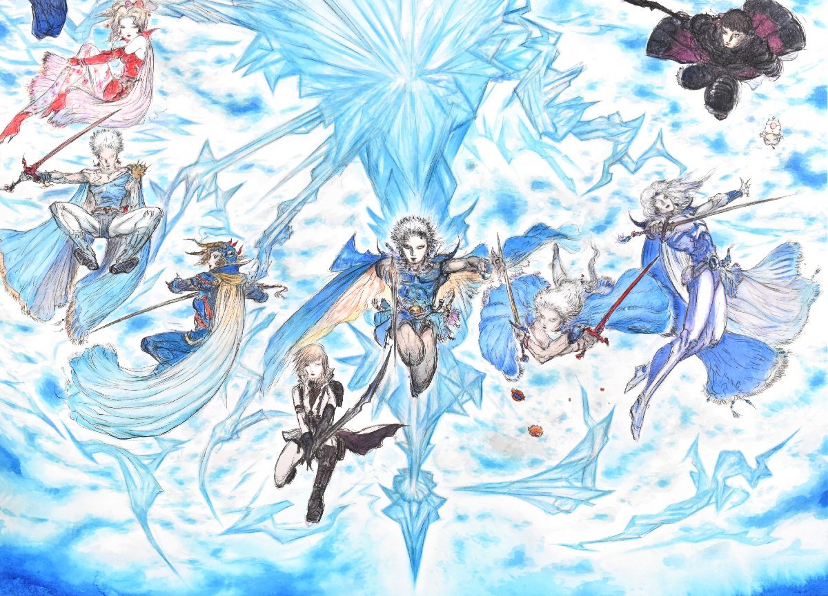 真作保証 / 天野喜孝 / HEROES / ジクレ / ed.100 / 証明書付屬 / 鈴木英人 ドラクロワ ヒロ?ヤマガタ 笹倉鉄平