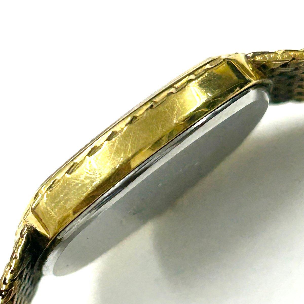 * Cima CYMA*604 кварц наручные часы мужской часы Gold циферблат 4P Stone квадратное лицо неподвижный товар 