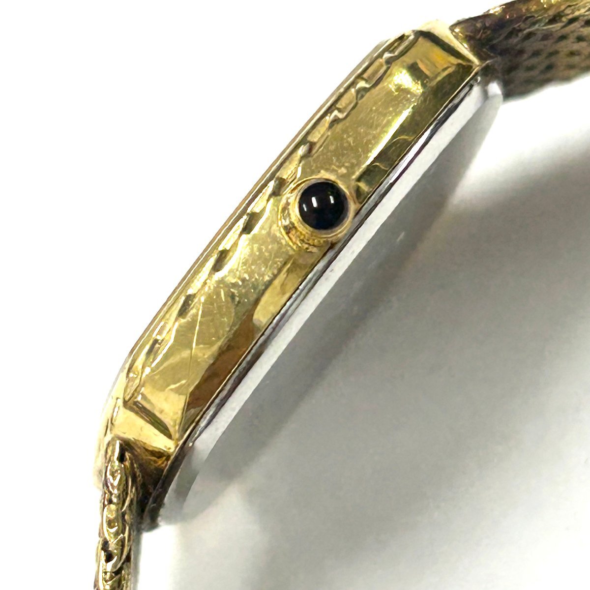 * Cima CYMA*604 кварц наручные часы мужской часы Gold циферблат 4P Stone квадратное лицо неподвижный товар 