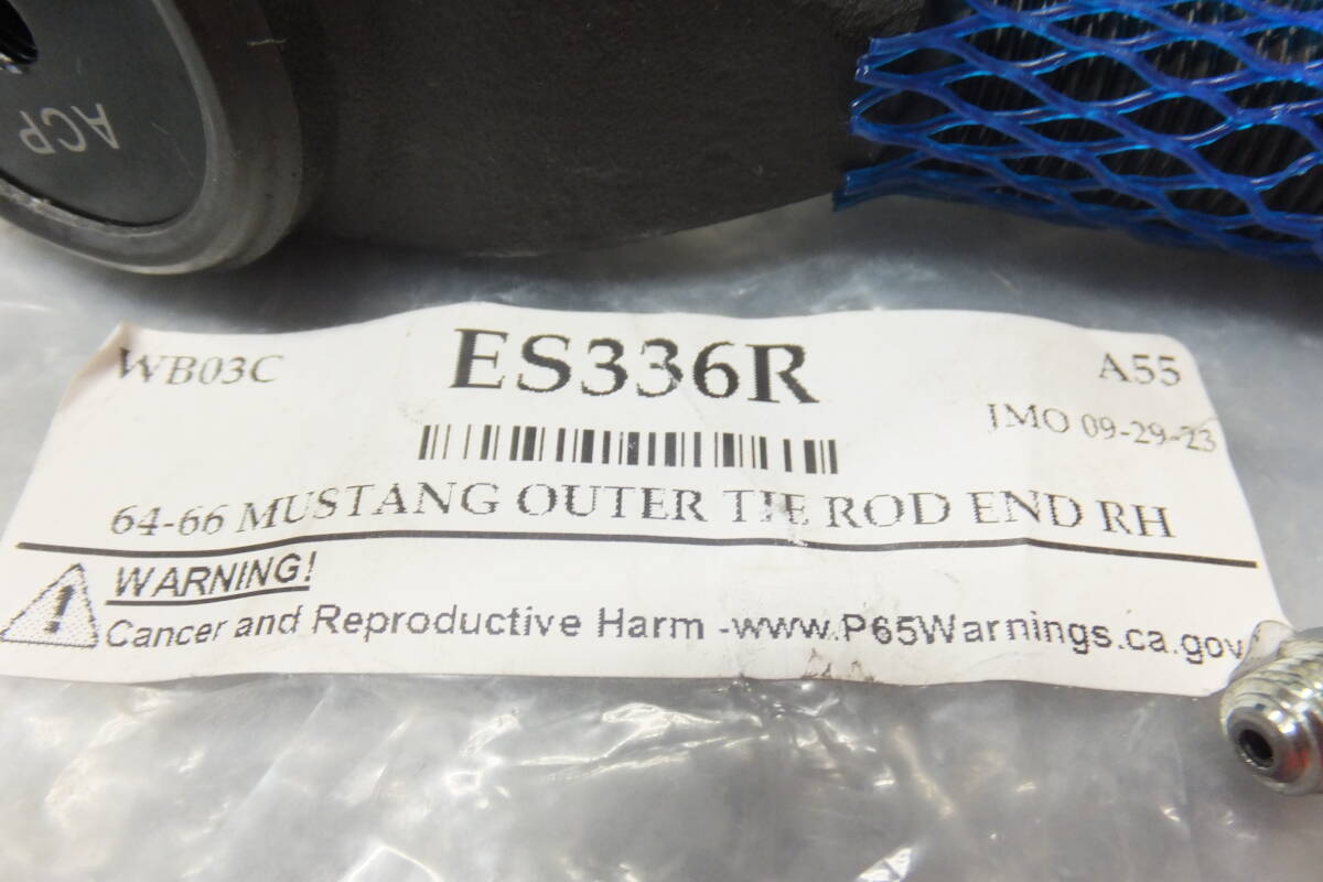 1964-66 マスタング アウタータイロットエンド RH 右 Mustang Replacement Tie Rod Ends #ES336R #WB03C FORD Mercury