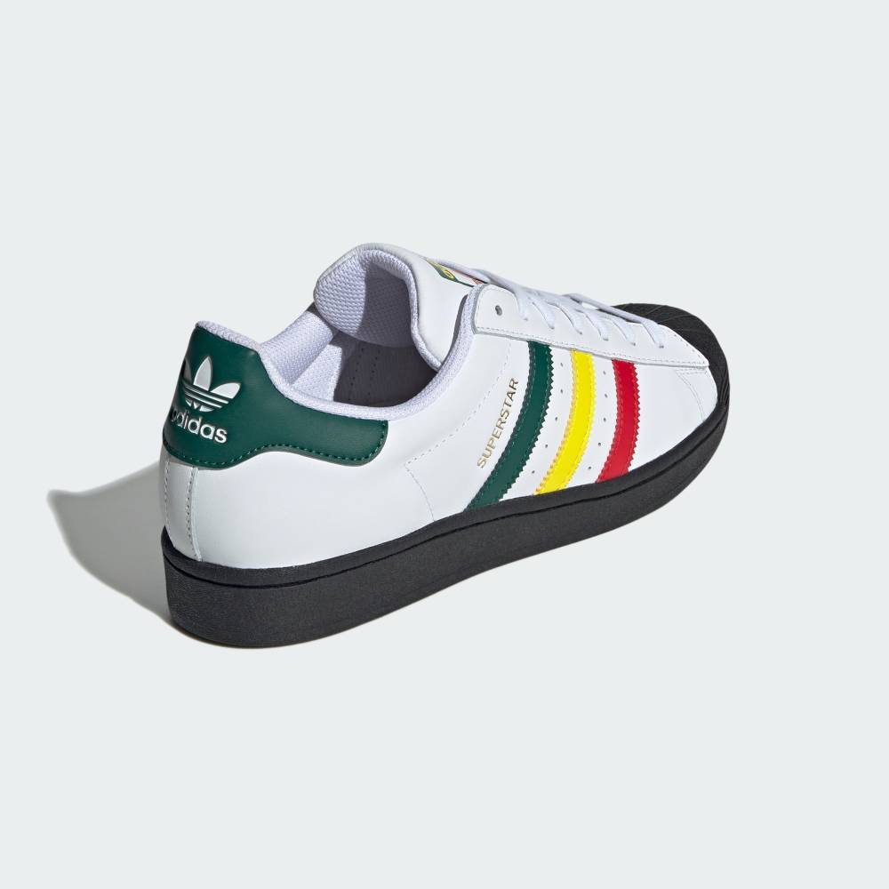  Adidas 27.5cm оригиналы super Star включая налог обычная цена 16500 иен белый зеленый adidas Originals SUPERSTAR белый зеленый красный желтый цвет натуральный кожа 