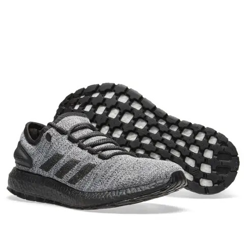 アディダス ピュアブースト ATR 28cm 稅込定価19800円 ブラック グレー adidas PURE BOOST ATR ランニングシューズ 黒 灰色 ②