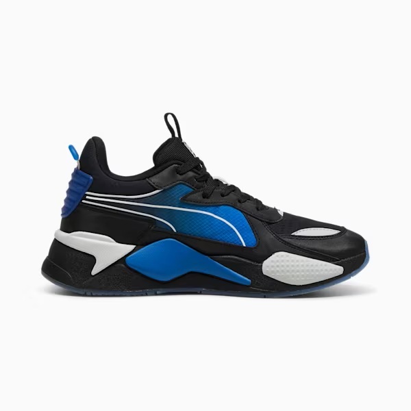 プーマ 27cm プレイステーション 稅込定価17600円 ブラック ブルー PUMA PlayStation RS-X プレステ コラボ スニーカー 黒 青 ①