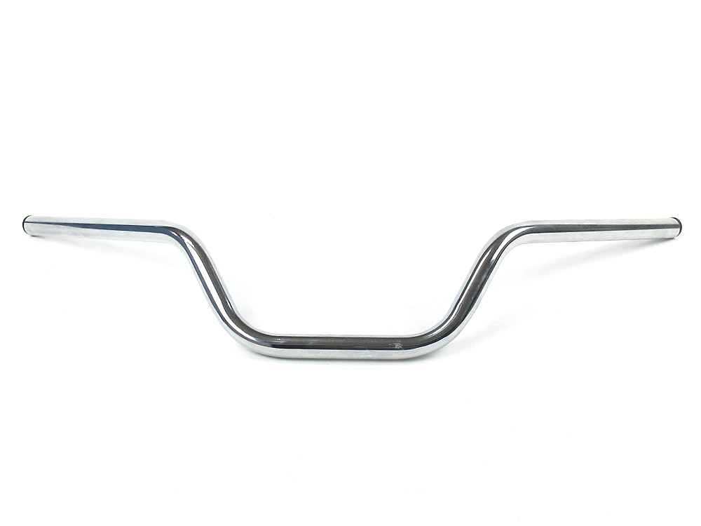 新品 ハンドルバー 高さ 120mm スチール メッキ ◆ モタード CRM250 XR250 FTR223 SL230 KLX250 WR250 セロー250 TW225_画像4