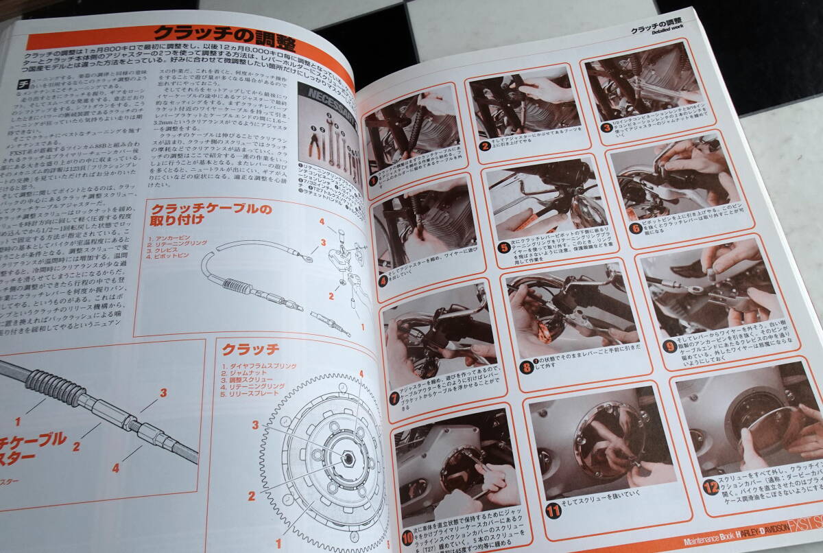 HARLEY-DAVIDSON FXST SOFTAIL M: メンテナンスで知るソフテイルの世界 メカニズムがよく理解できるよう配慮した、メンテナンスブック_画像6