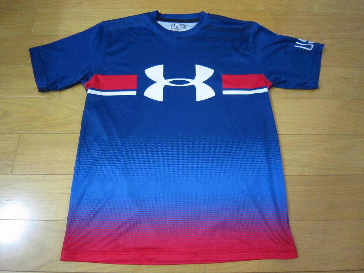 underarmour USA HOME OF THE BRAVE heat gear T-shirt アンダーアーマー USA ヒートギア Tシャツ MTR3054 size S-M