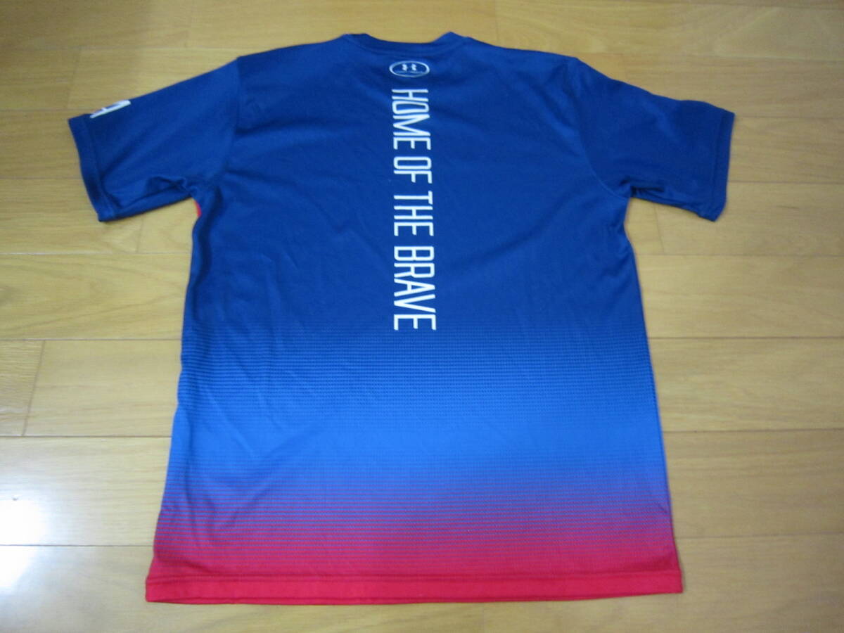 underarmour USA HOME OF THE BRAVE heat gear T-shirt アンダーアーマー USA ヒートギア Tシャツ MTR3054 size S-M