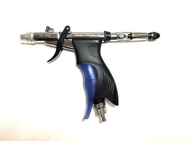 1円スタート 訳有 Gaahleri エアブラシ ノズル口徑 0.28 0.5 0.7mm トリガータイプ Ace Series GHAC-Swallowtail & Rex ブルー A11924/JS
