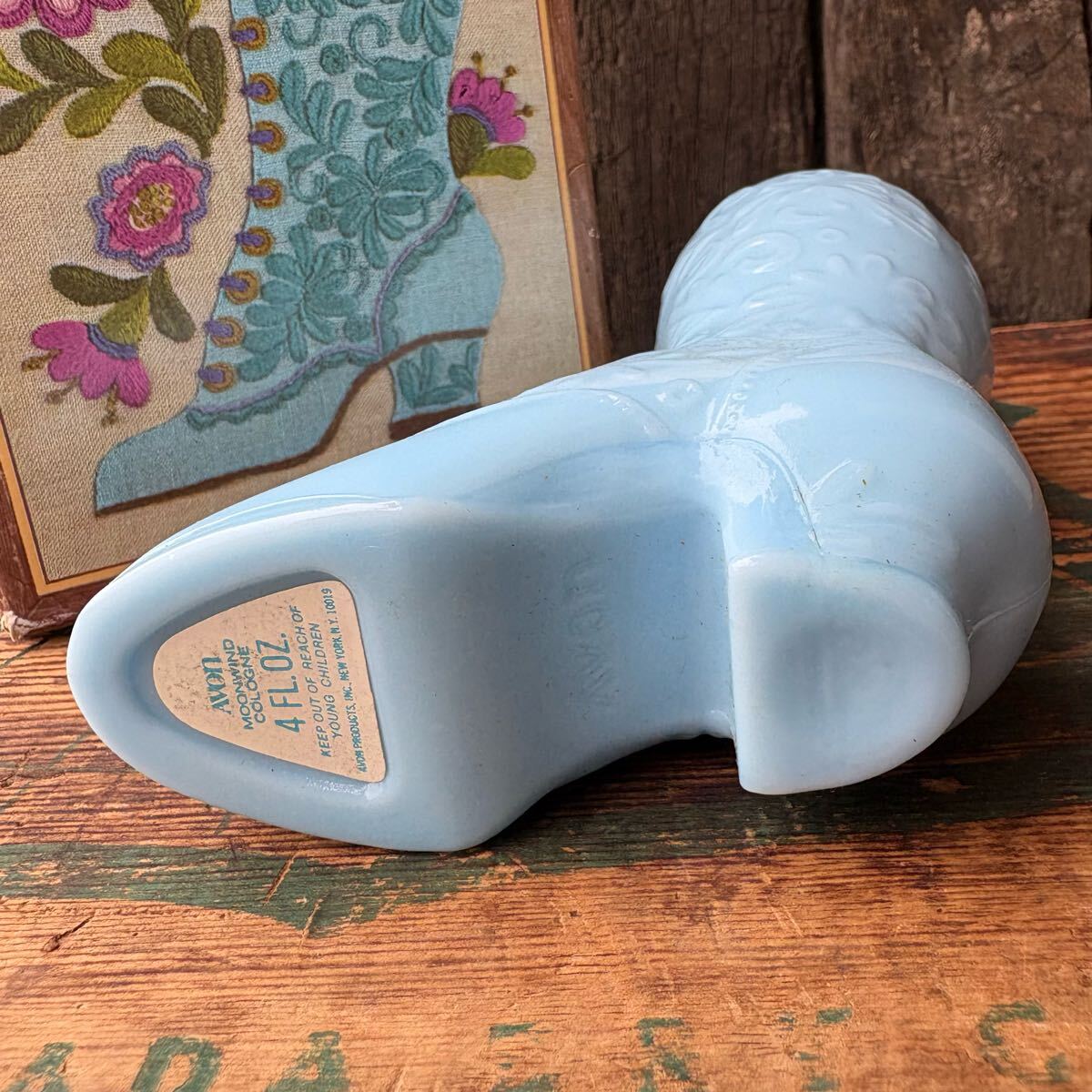 【USA vintage】AVON bottle Fashion Boot エイボン ガラスボトル 香水瓶 アメリカ ビンテージ