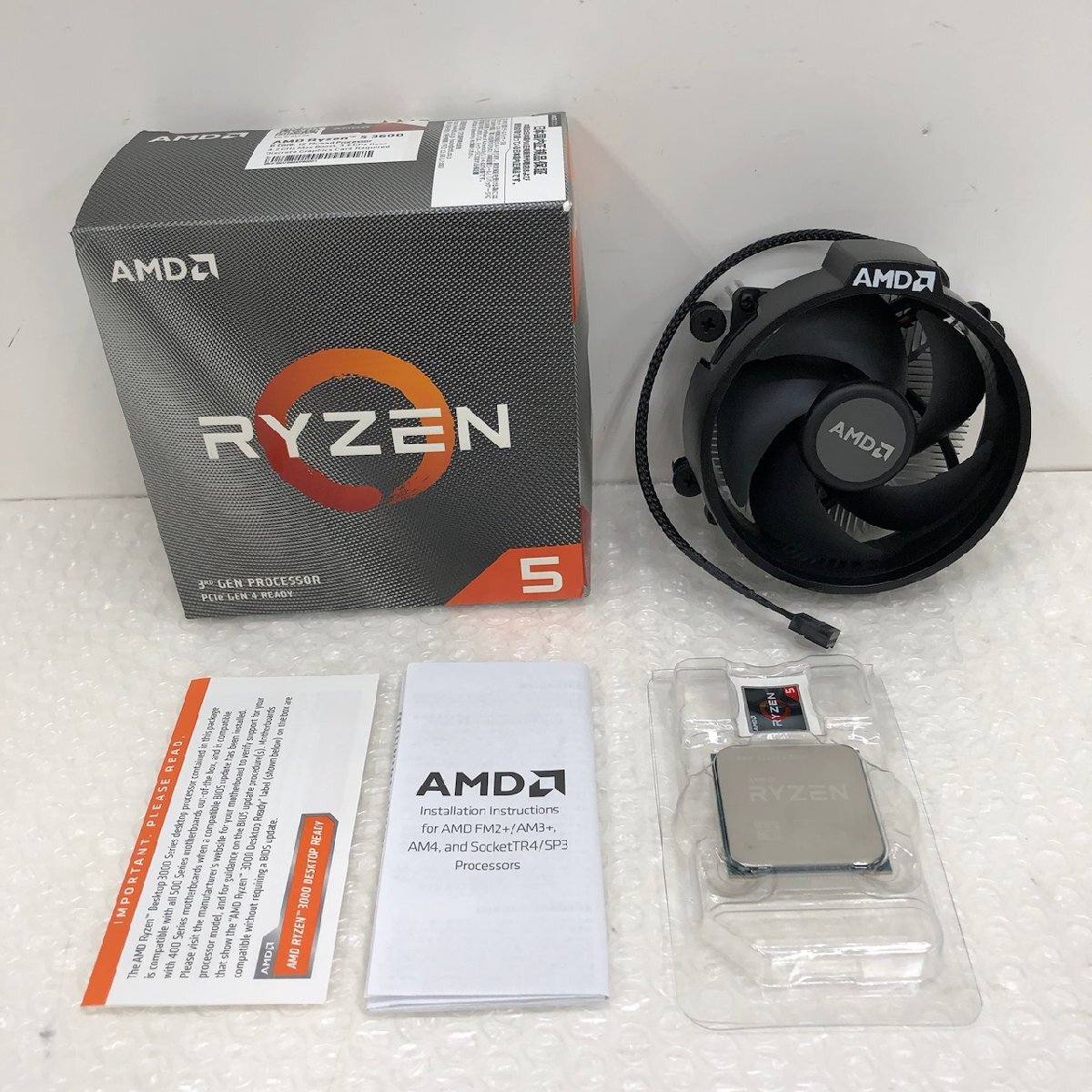 AMD Ryzen 5 3600 BOX エーエムディー ライゼン CPU 250528SK750154