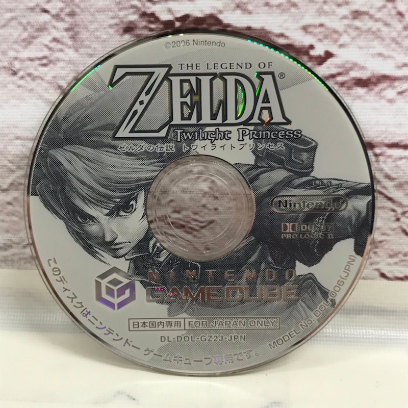  Zelda. легенда twilight Princess час. окарина обратная сторона VERSION Game Cube Cube NGC GC пуск проверка settled 250228SK750081