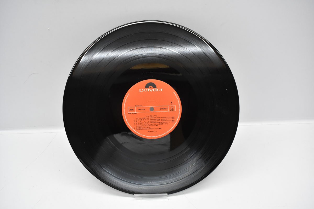 LP レコード RCサクセション / シングル マン 帯付き [ホリドールレコード][忌野清志郎][1976][當(dāng)時(shí)物]