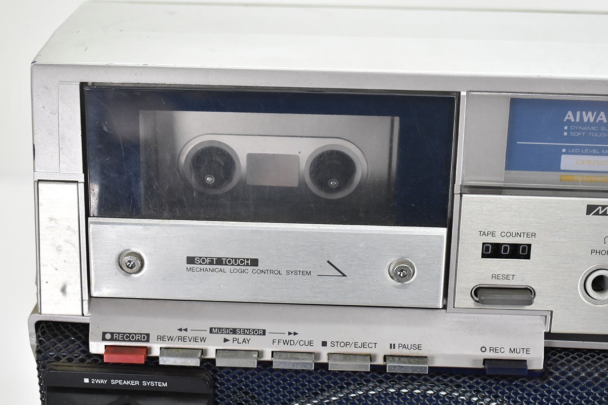 AIWA CS-J77MK II магнитола [ Aiwa ][ радио кассета магнитофон ][RADIO CASSETTE RECORDER][ Showa Retro ][ подлинная вещь ]19M
