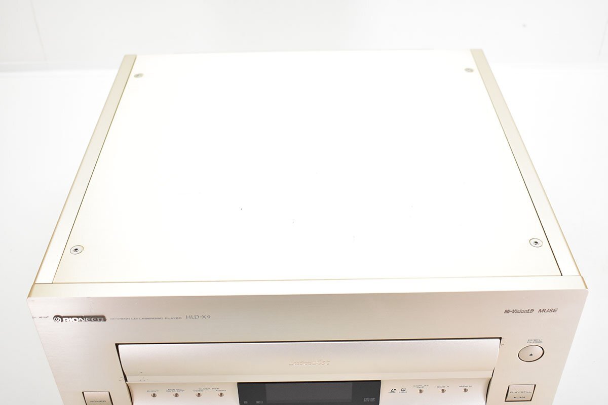 PIONEER HLD-X9 Hi-Vision LD レーザーディスクプレーヤー 純正リモコン付[パイオニア][LASERDISC PLAYER]14M