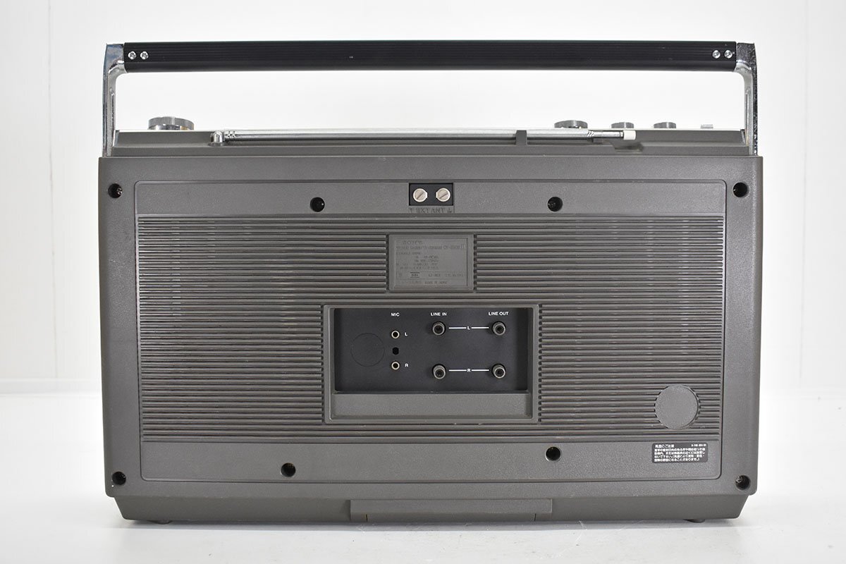 SONY CF-6500II STEREO ZILBAP магнитола [ Sony ][ радио кассета магнитофон ][RADIO CASSETTE RECORDER][ Showa Retro ][ подлинная вещь ]20M