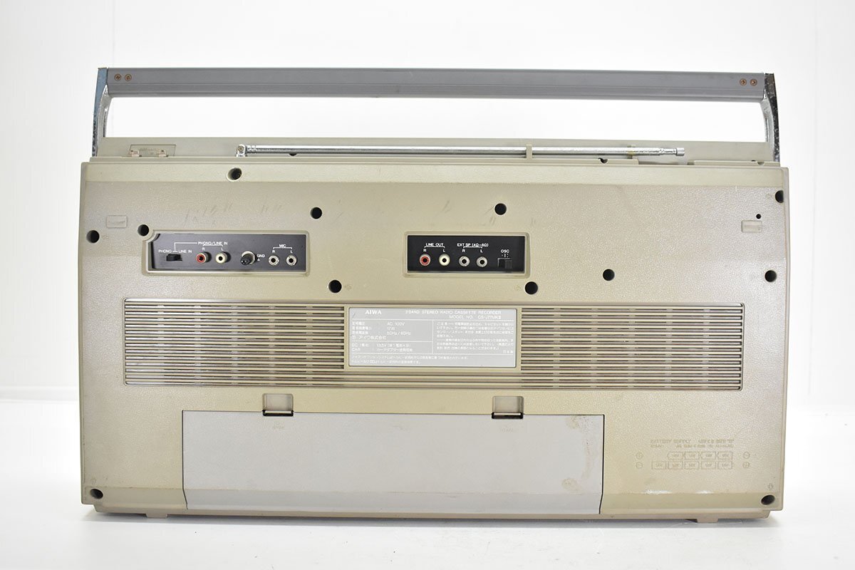AIWA CS-J77MK II магнитола [ Aiwa ][ радио кассета магнитофон ][RADIO CASSETTE RECORDER][ Showa Retro ][ подлинная вещь ]19M