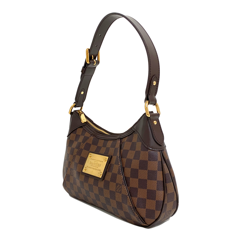 [ б/у ] Louis Vuitton Damier temzPM semi сумка на плечо N48180 one плечо застежка-молния открытие и закрытие Logo plate плечо ..LOUIS VUITTON