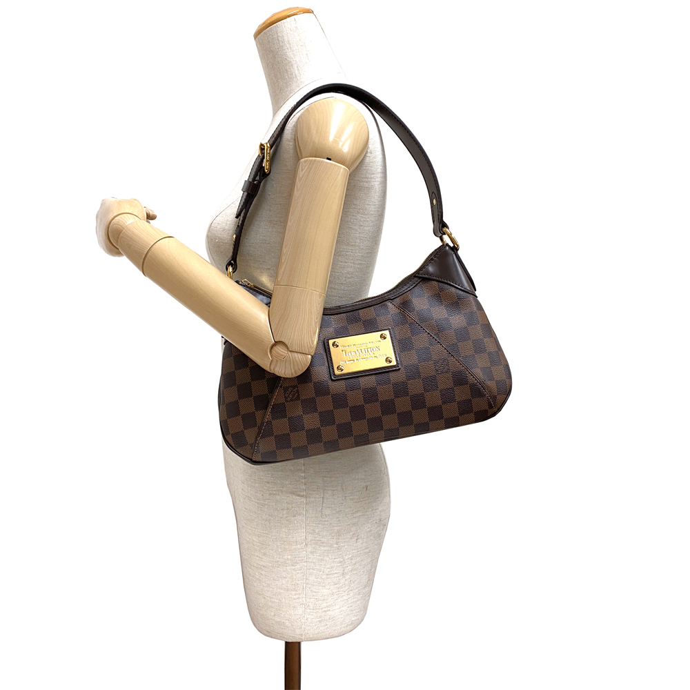 [ б/у ] Louis Vuitton Damier temzPM semi сумка на плечо N48180 one плечо застежка-молния открытие и закрытие Logo plate плечо ..LOUIS VUITTON