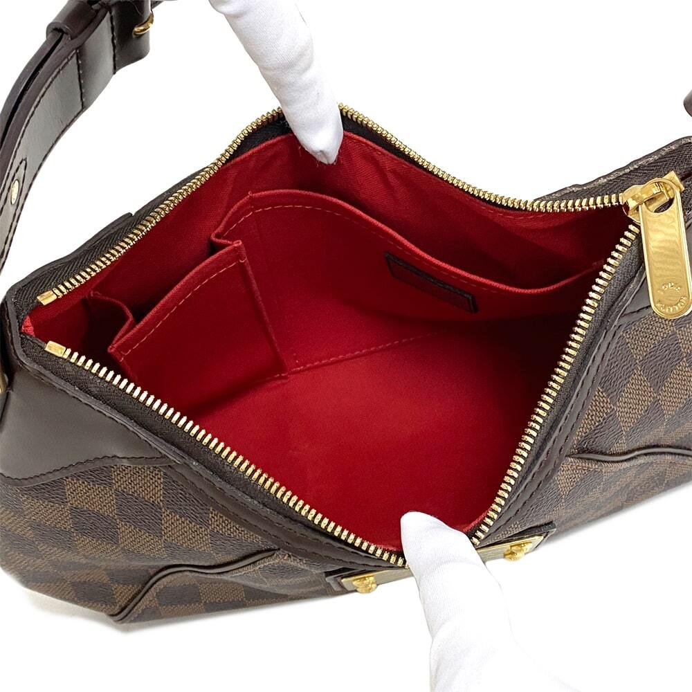 [ б/у ] Louis Vuitton Damier temzPM semi сумка на плечо N48180 one плечо застежка-молния открытие и закрытие Logo plate плечо ..LOUIS VUITTON