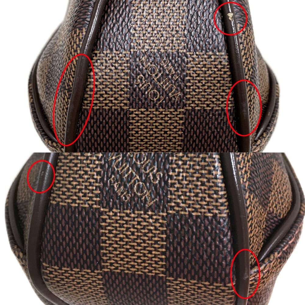 [ б/у ] Louis Vuitton Damier temzPM semi сумка на плечо N48180 one плечо застежка-молния открытие и закрытие Logo plate плечо ..LOUIS VUITTON