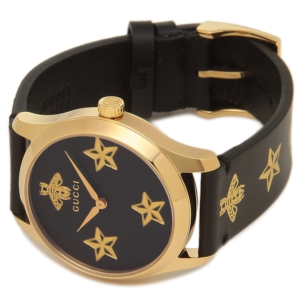 【美品】GUCCI グッチ G-Timeless Ｇタイムレス クォーツ ユニセックス 蜂＆星 腕時計