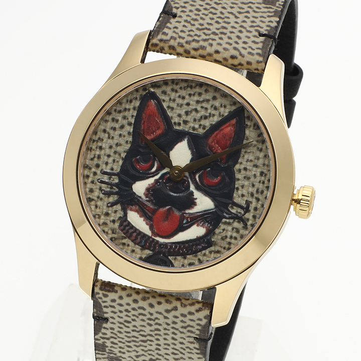 激安アウトレット ほぼ新品○箱付き GUCCI グッチ ボスコ オルソ Gタイムレス 時計