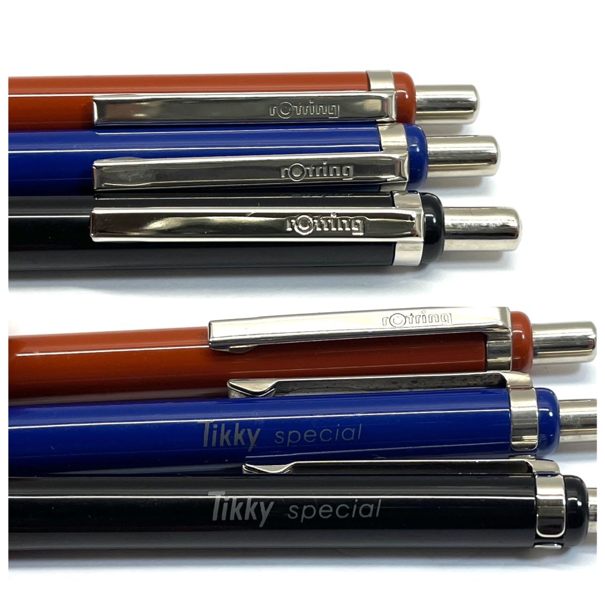【M291】美品 rotring ロットリング シャーペン ボールペン [Tikky/Jikky 0.5] uni C21 4本とケースセット 高級(jí)文具 コレクション