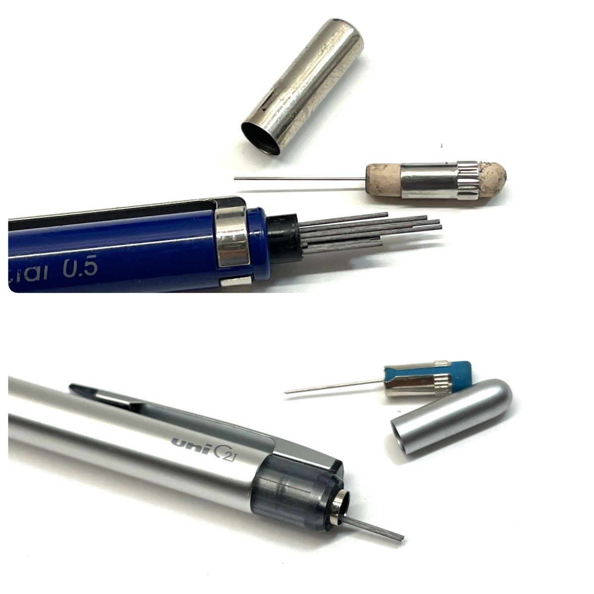 【M291】美品 rotring ロットリング シャーペン ボールペン [Tikky/Jikky 0.5] uni C21 4本とケースセット 高級(jí)文具 コレクション