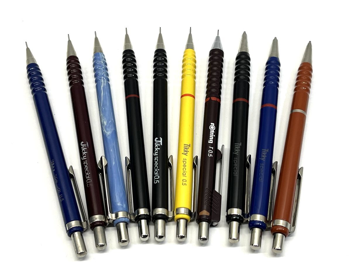 【M291】美品 rotring ロットリング シャーペン ボールペン [Tikky/Jikky 0.5] uni C21 4本とケースセット 高級(jí)文具 コレクション