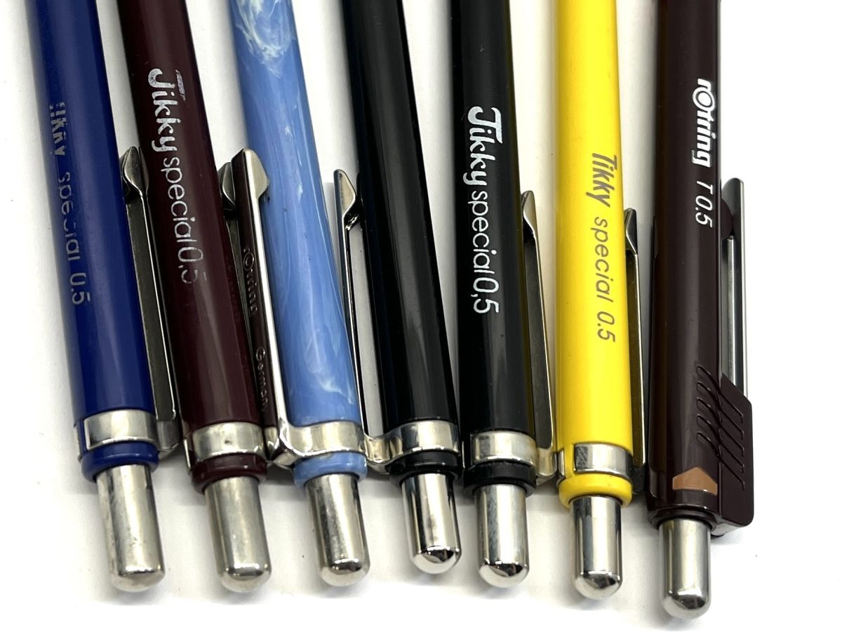 【M291】美品 rotring ロットリング シャーペン ボールペン [Tikky/Jikky 0.5] uni C21 4本とケースセット 高級(jí)文具 コレクション