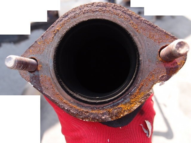 * Mazda BIANTE Biante DBA-CCEFW H21 год центральный muffler промежуточный muffler выхлоп труба 24-9B35