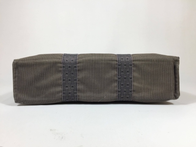 エルメス トートバッグ エールライン MM キャンバス グレー 【人気 美品】 返品保証