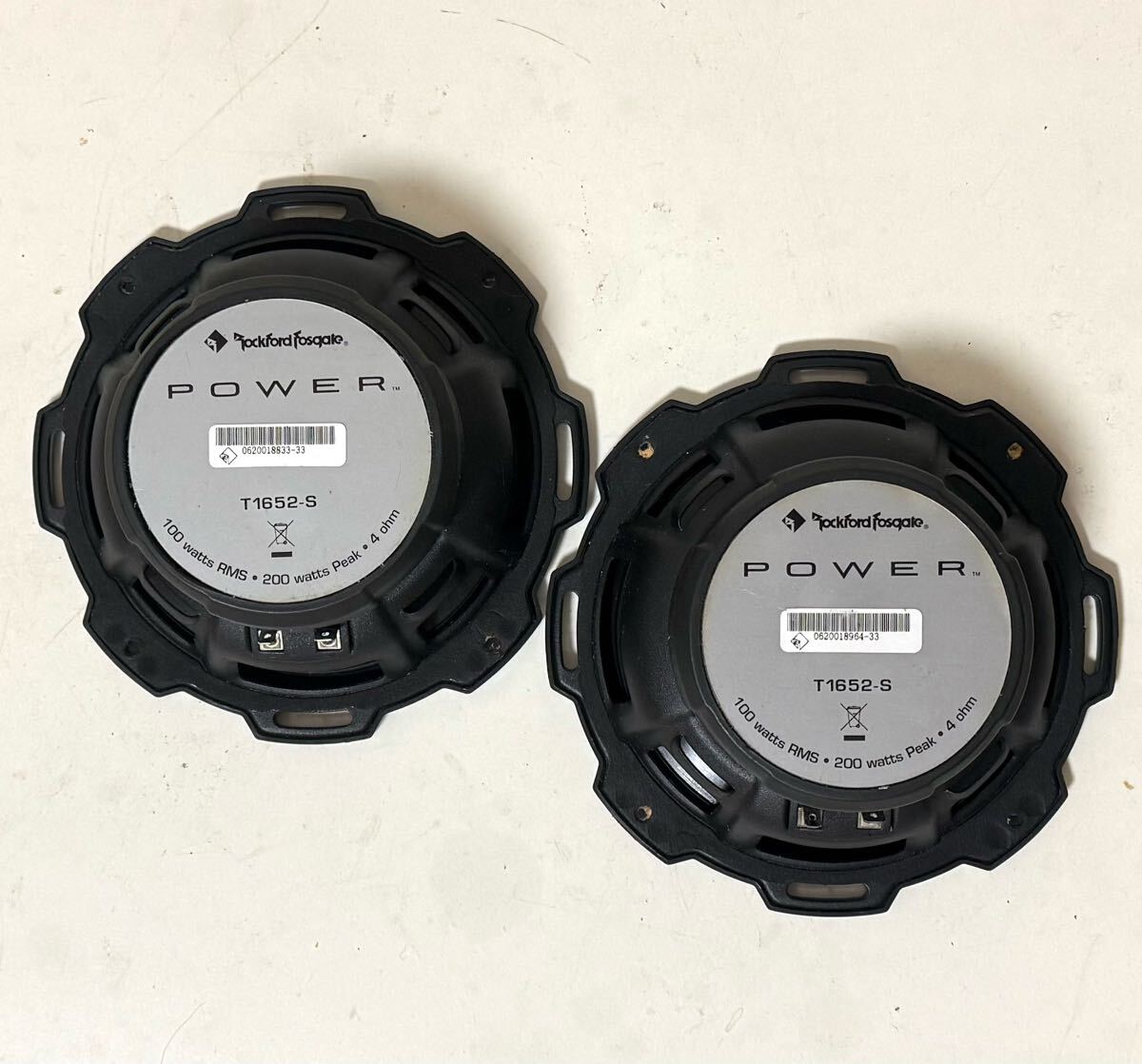 ロックフォード　スピーカー　Rockford Fosgate POWERシリーズ T1652-S 16.5cm セパレートスピーカーシステム