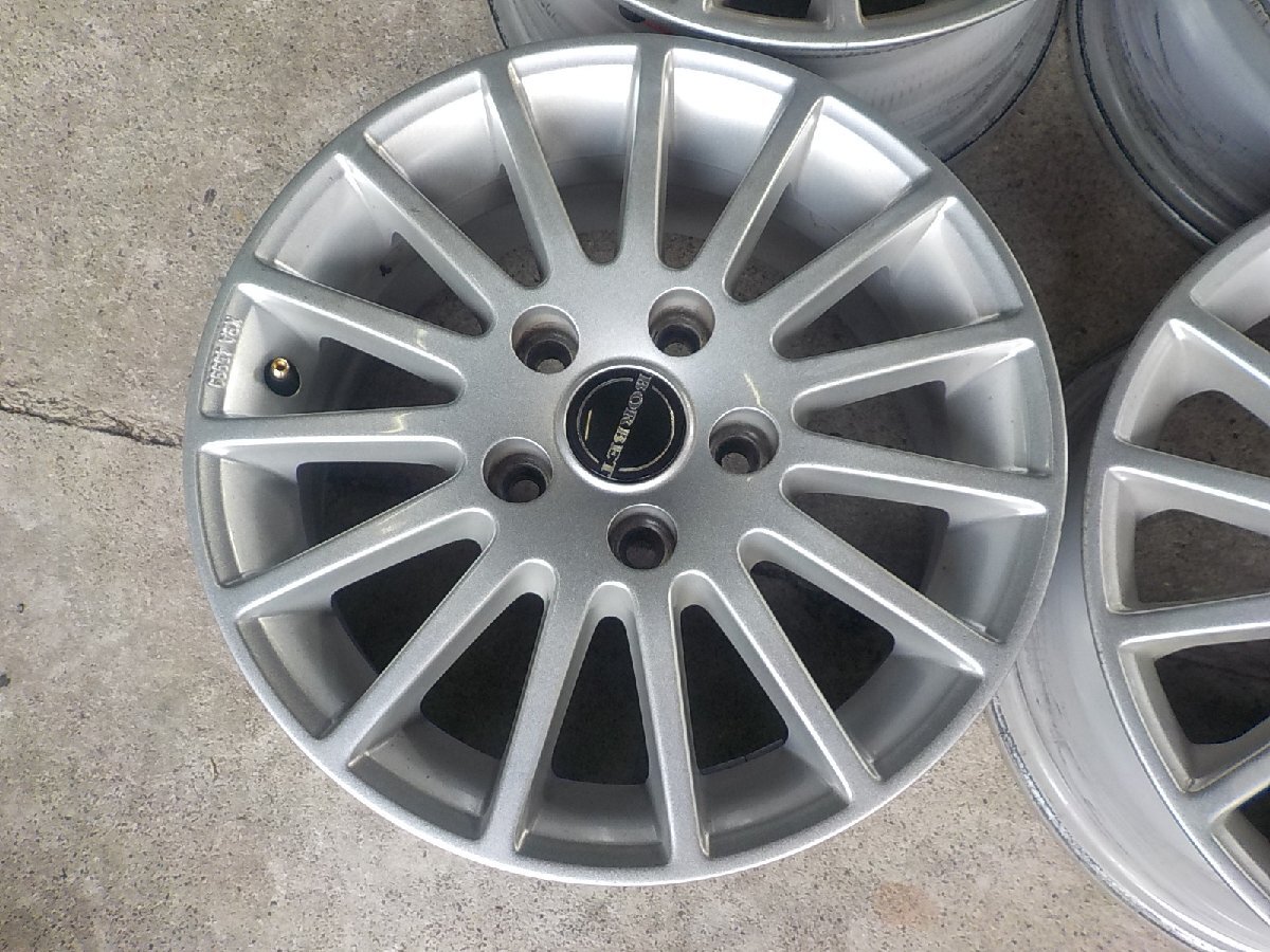 ■業者宛送料安　BMW　ミニ　F55　ベンツAクラス　VWゴルフ５などボルベットLS15インチ4本セット　6.5J+47　112/5■京都発_画像5